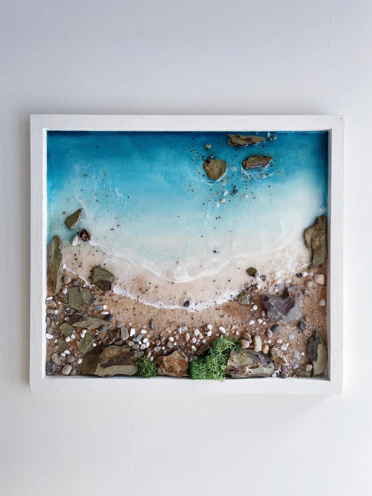 Landscape ocean blue Canvas