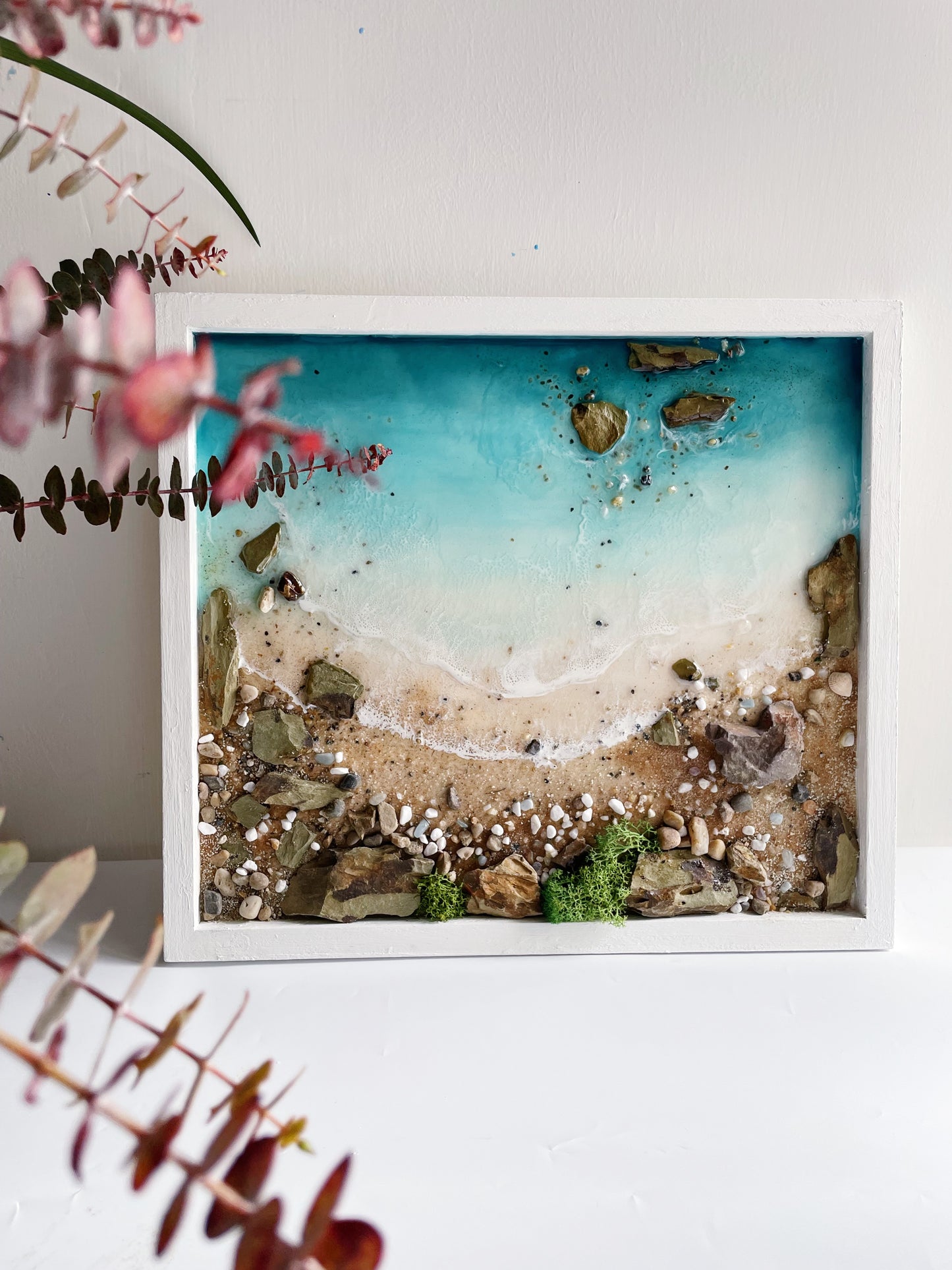 Landscape ocean blue Canvas