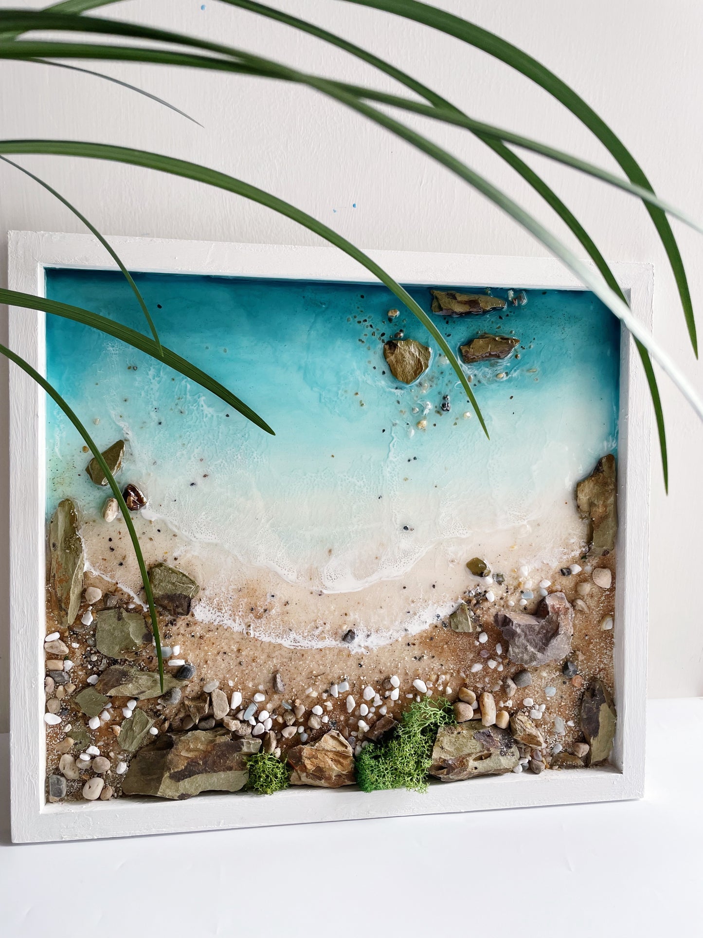 Landscape ocean blue Canvas