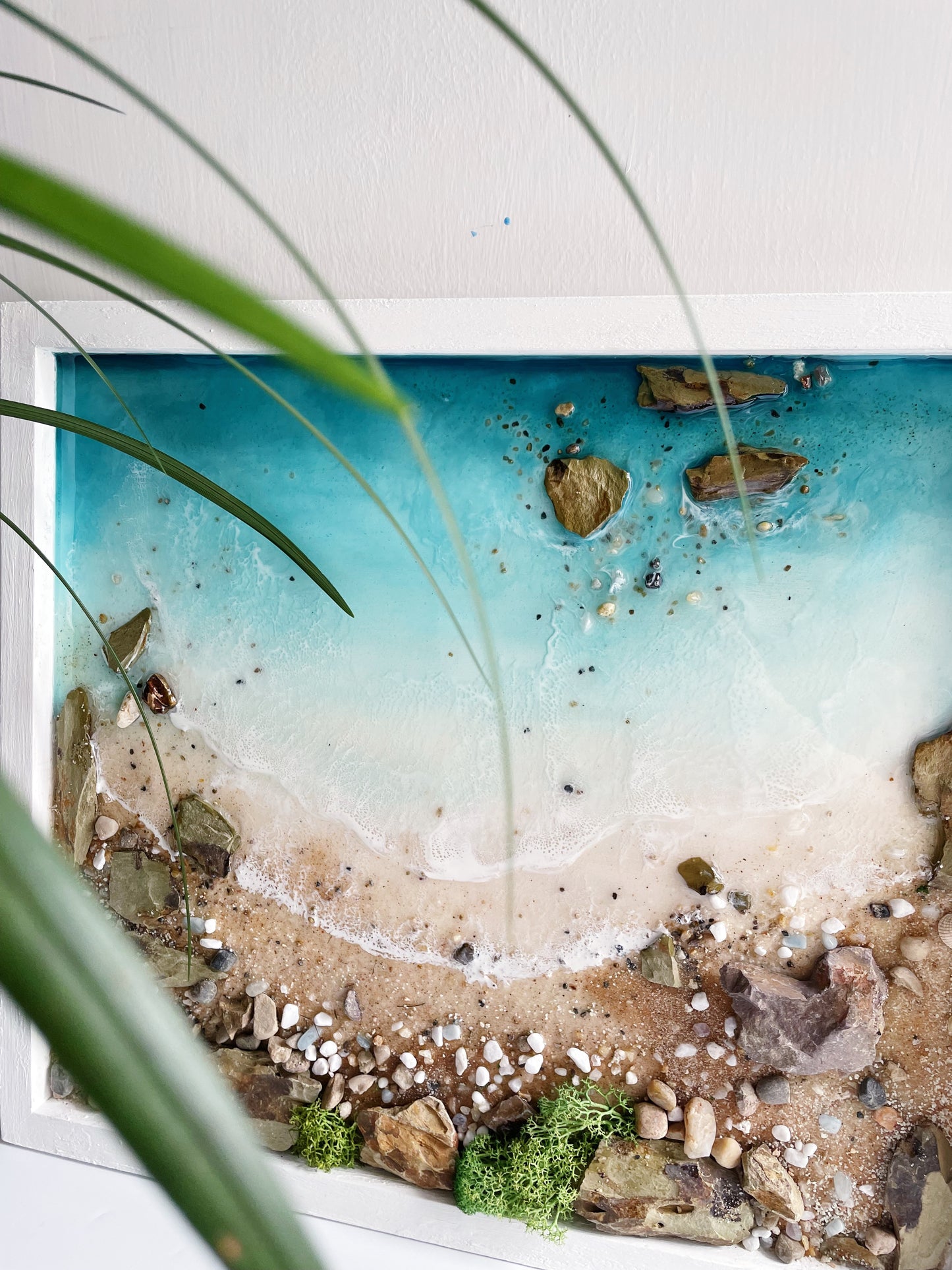 Landscape ocean blue Canvas