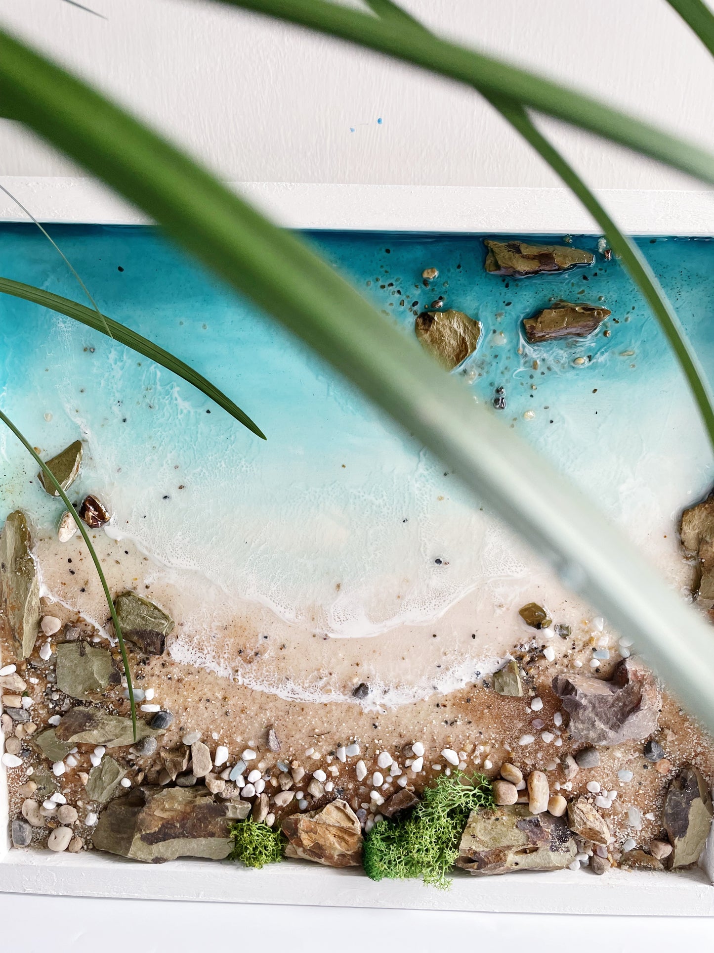 Landscape ocean blue Canvas