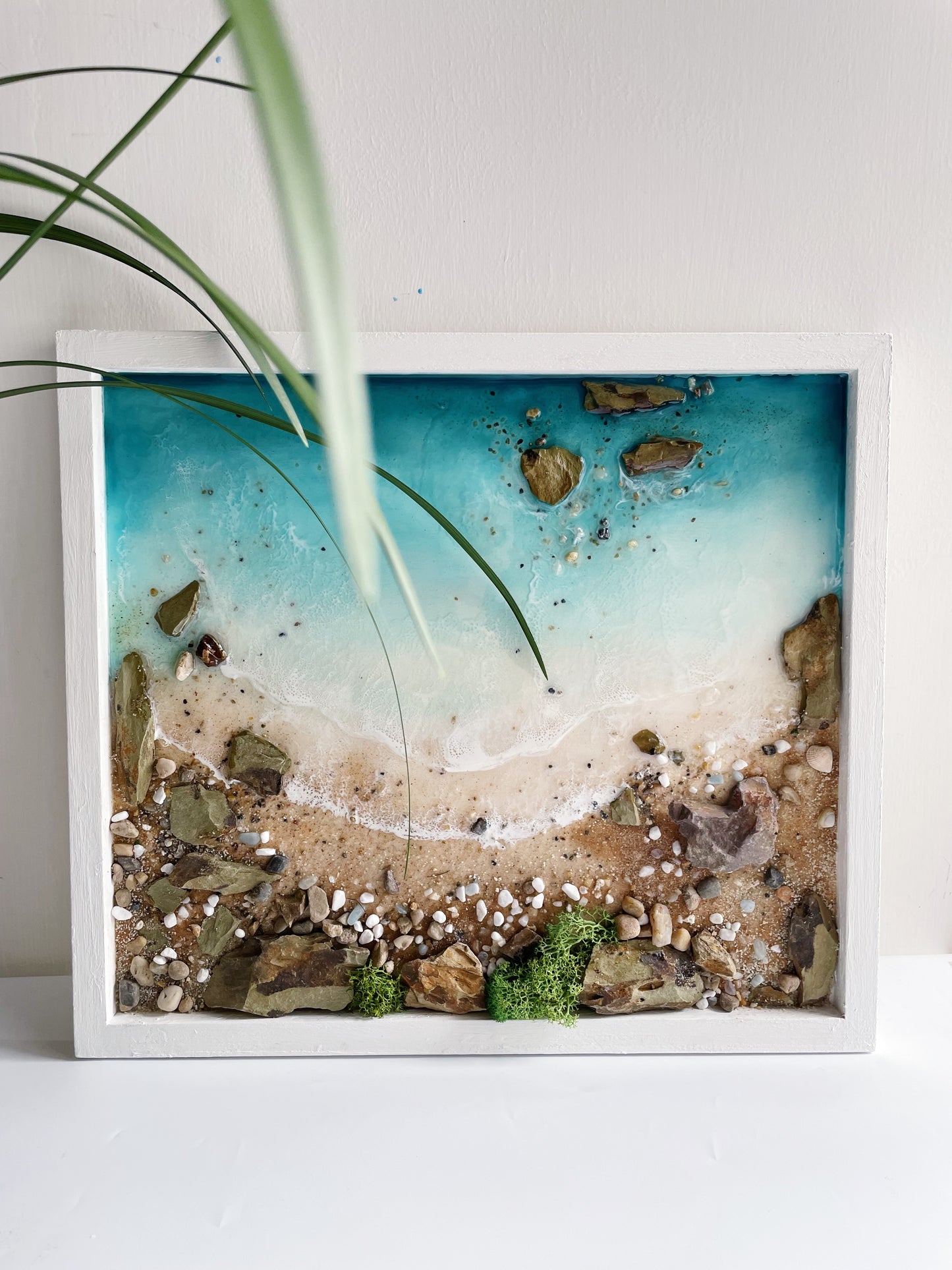 Landscape ocean blue Canvas