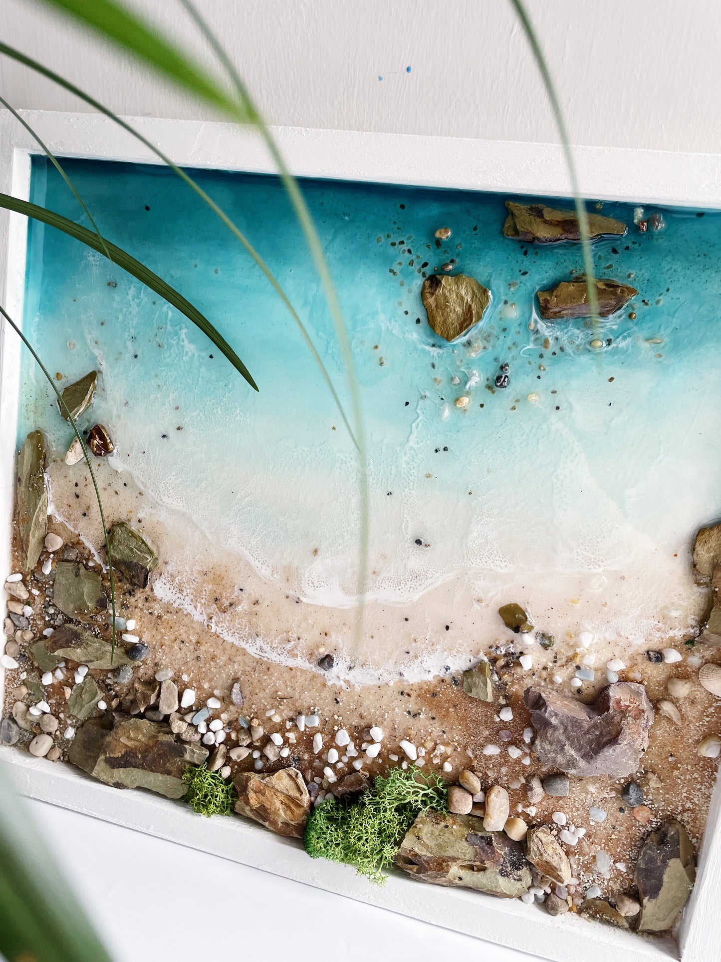 Landscape ocean blue Canvas