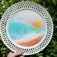 [NOT FOR SALE]Calm Ocean resin art ceramic plates