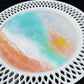 [NOT FOR SALE]Calm Ocean resin art ceramic plates