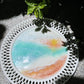 [NOT FOR SALE]Calm Ocean resin art ceramic plates